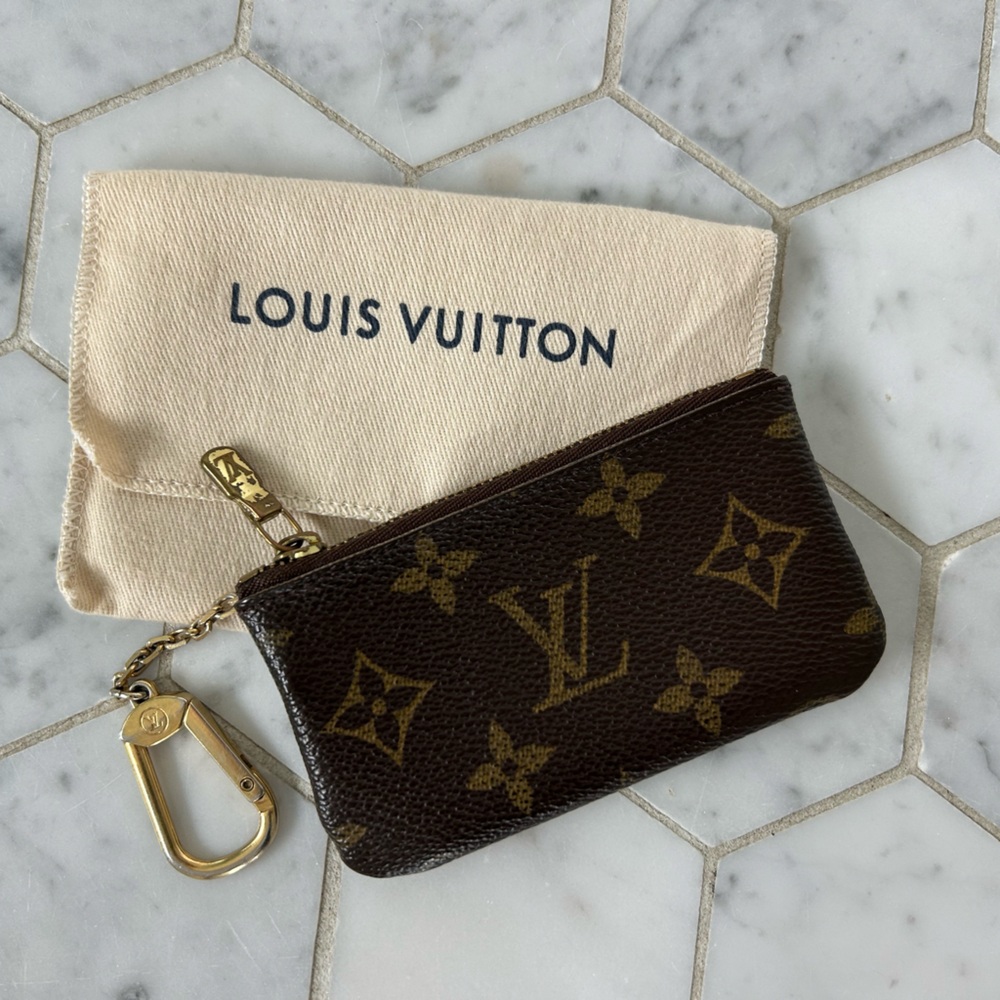 Louis Vuitton Brown Monogram Key & Card Holder